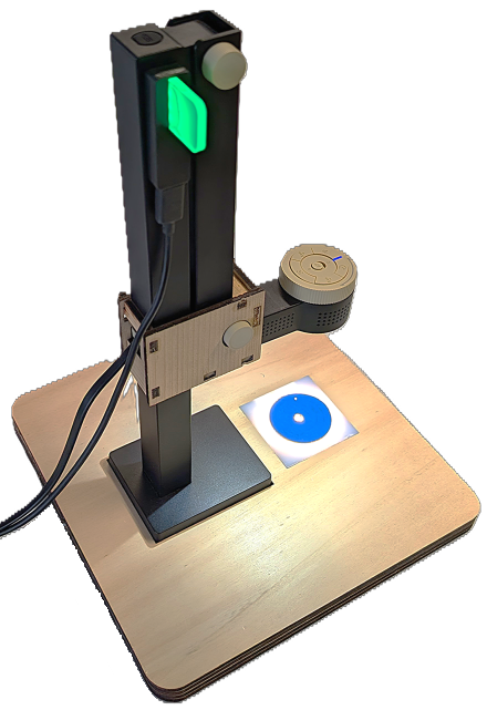 Kamera zur Schießscheiben Erfassung - Isometrische Ansicht